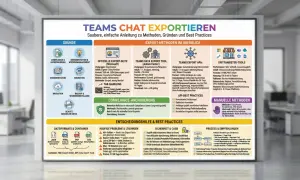 Übersicht der Methoden zum Exportieren von Teams-Chats, inklusive Gründe, Formate und Best Practices. `conda export environment` als Teil der Automatisierung.