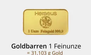 Goldbarren 1 Feinunze = 31,103 g Gold. Die Umrechnung Unze Gramm Gold ist hier klar ersichtlich.