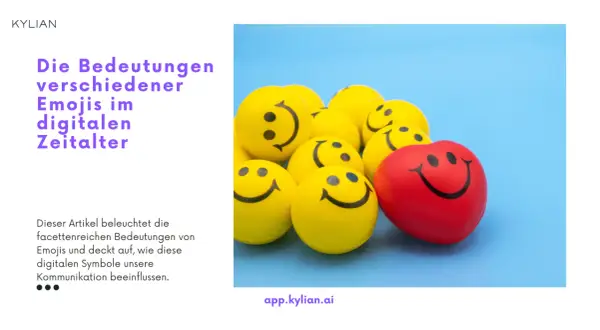 Ein Haufen gelber und ein rotes Herz-Emoji mit lächelnden Gesichtern. Sie zeigen, was sind Emoticons und wie sie unsere digitale Kommunikation bereichern.