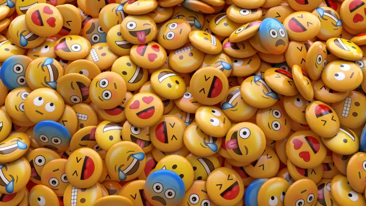 Bunte, lachende und weinende Gesichter &ndash; so sehen sie aus, die beliebten Emoticons, die Gef&uuml;hle digital ausdr&uuml;cken.